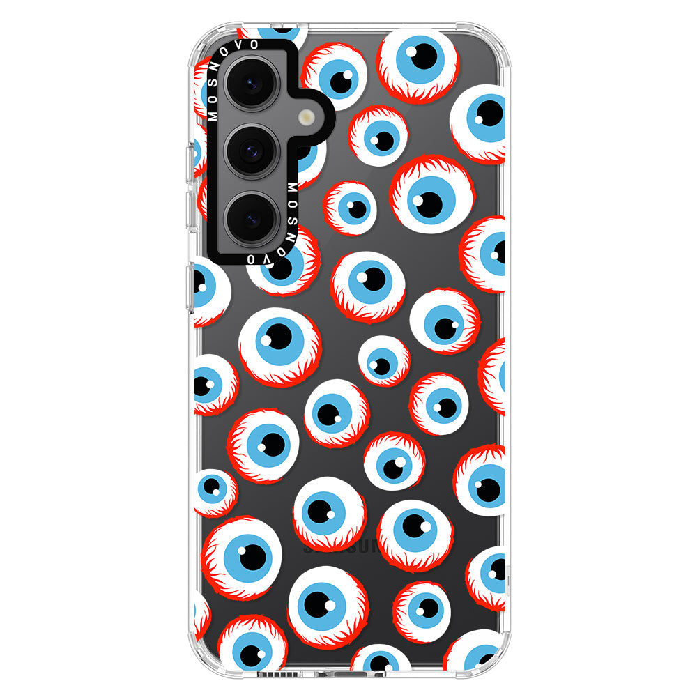 Scary Eyeball Phone Case - Samsung Galaxy S24 FE Case - MOSNOVO