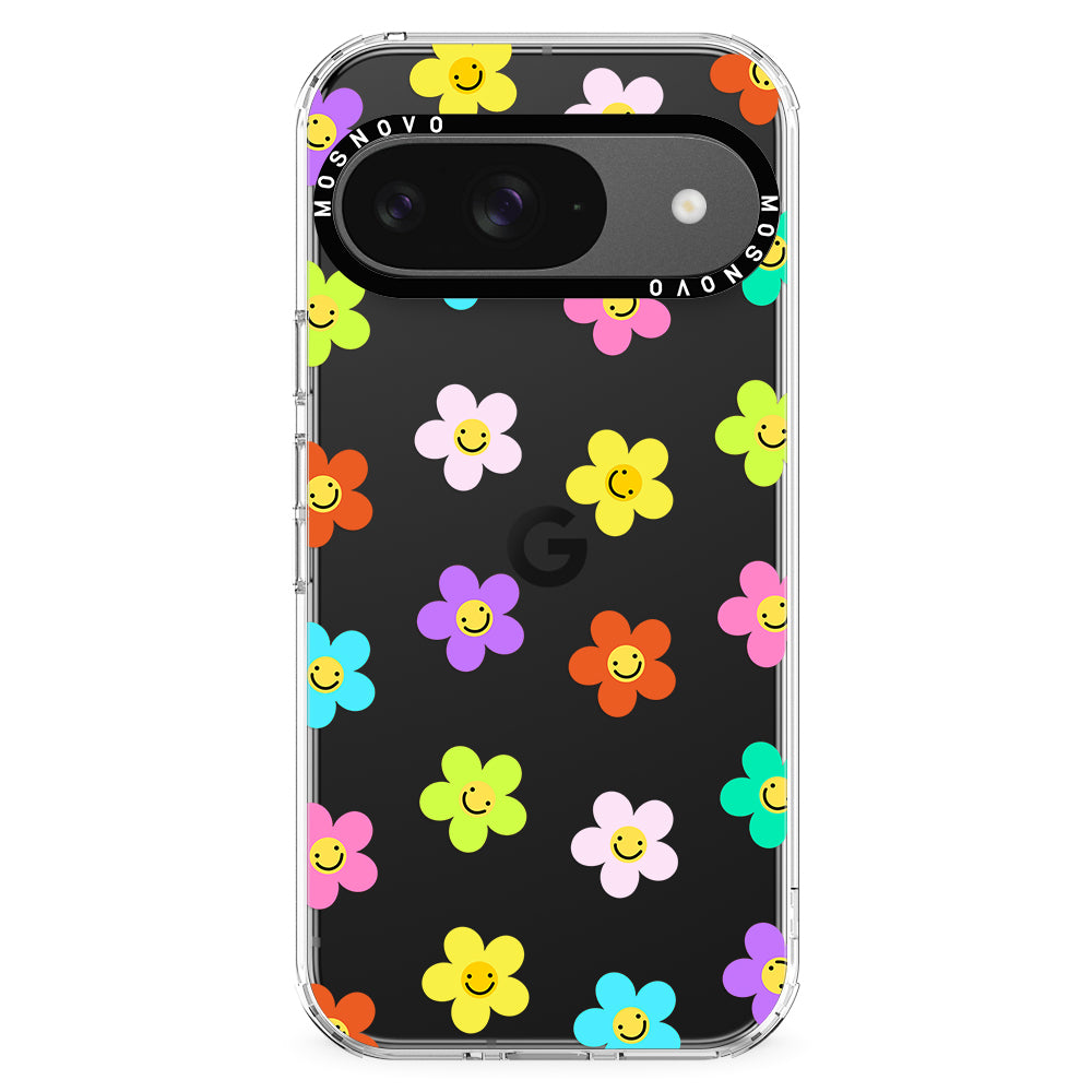 Smile Floral Phone Case - Google Pixel 9 Case