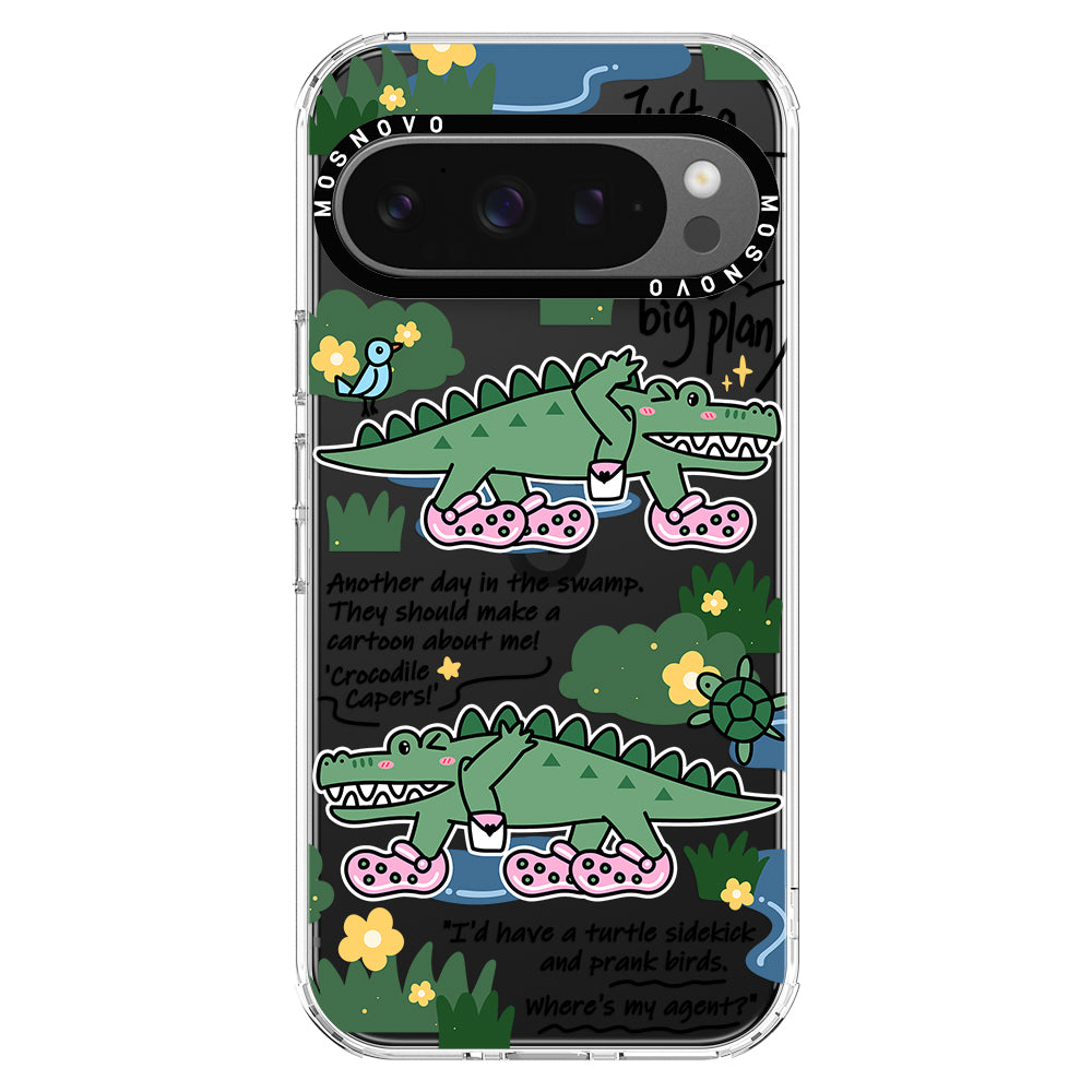 Croc with Big Plan Phone Case - Google Pixel 9 Pro XL Case