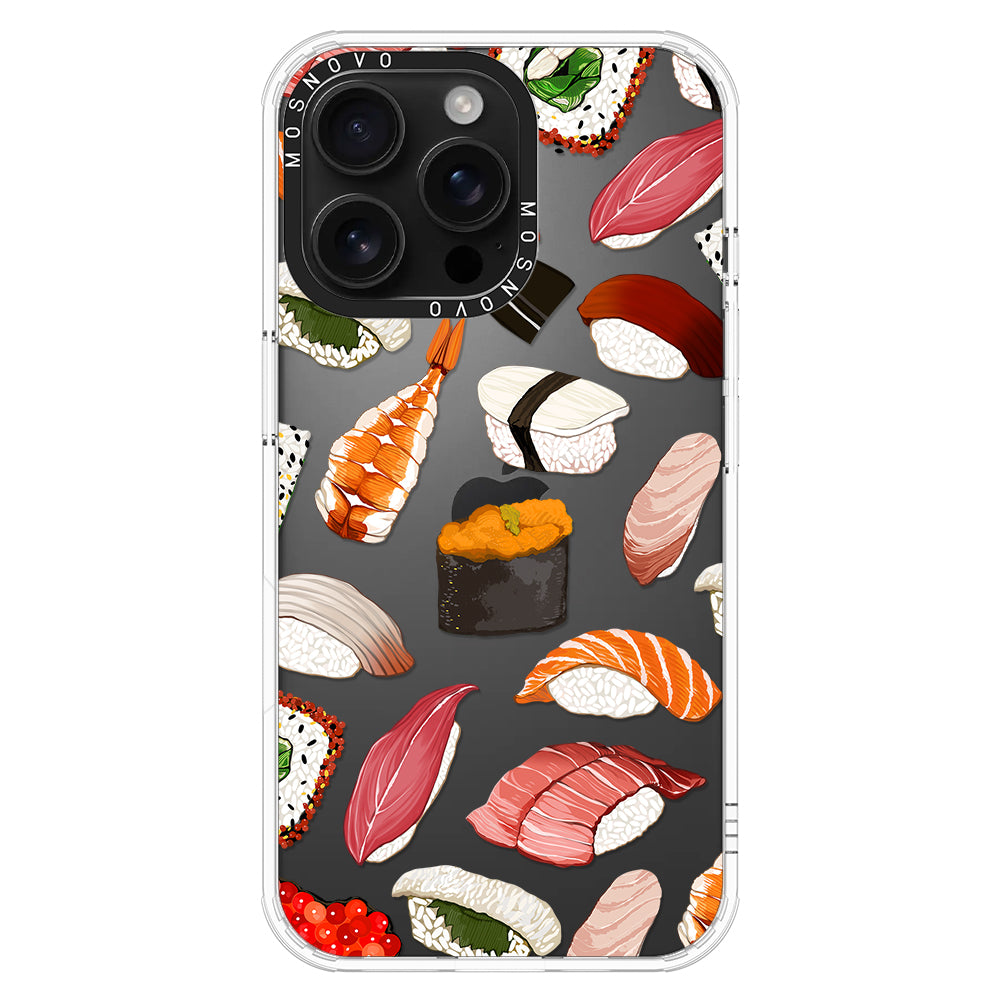 Mixed Sushi Phone Case - iPhone 16 Pro Max Case - MOSNOVO