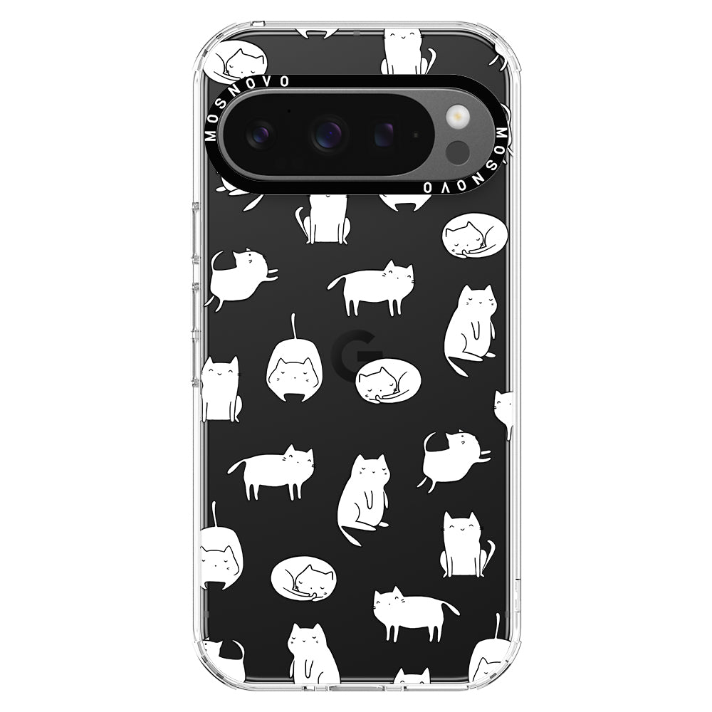 Kawaii Cat Phone Case - Google Pixel 9 Pro Case