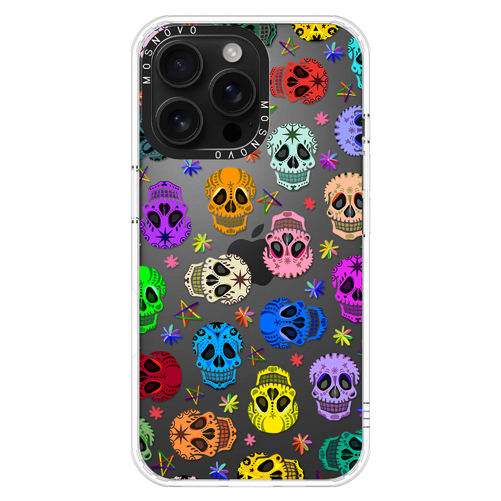 Skull Phone Case - iPhone 16 Pro Max Case - MOSNOVO