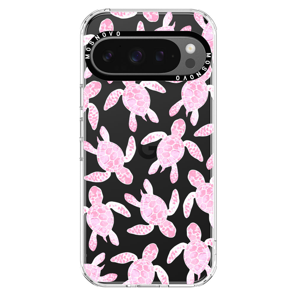 Pink Turtle Phone Case - Google Pixel 9 Pro Case