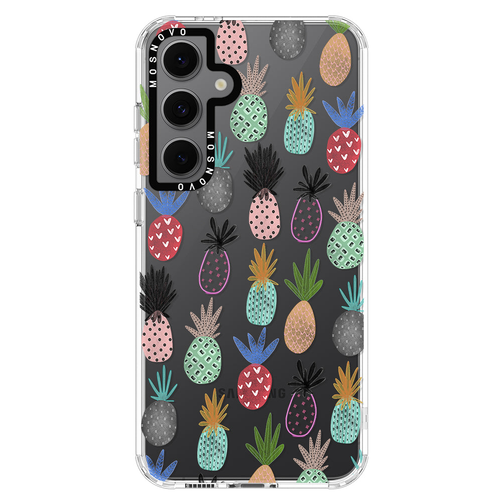 Cute PinePhone Case - Samsung Galaxy S24 FE Case - MOSNOVO