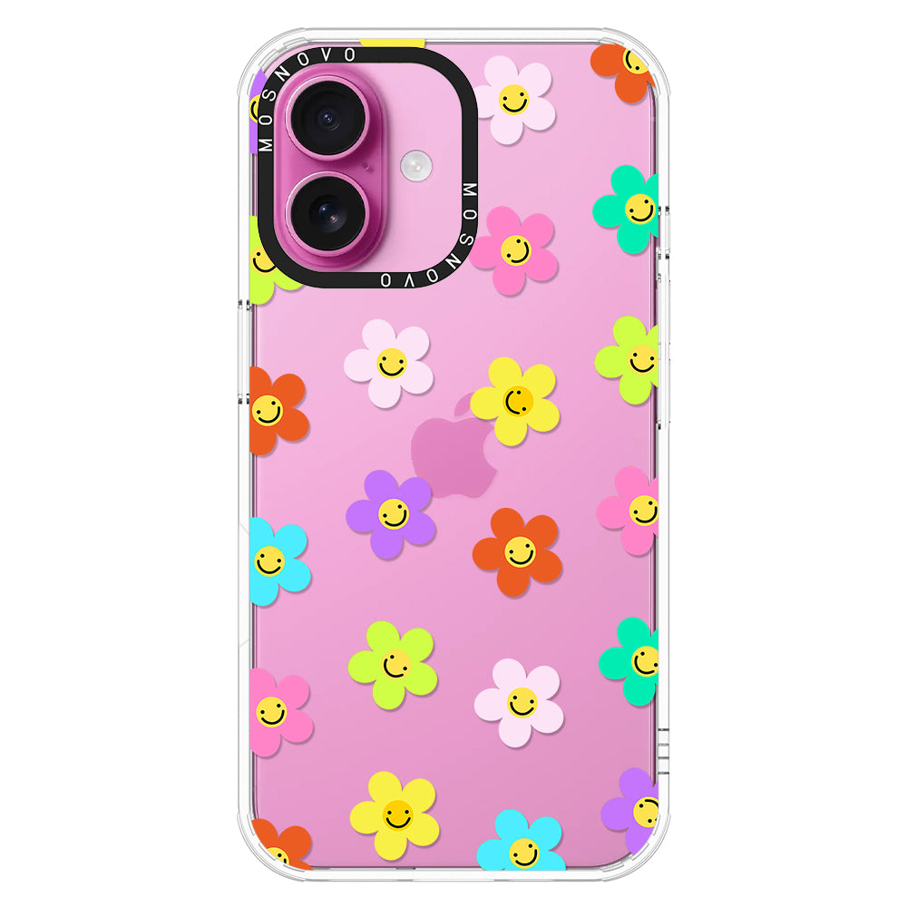 Smile Floral Phone Case - iPhone 16 Case