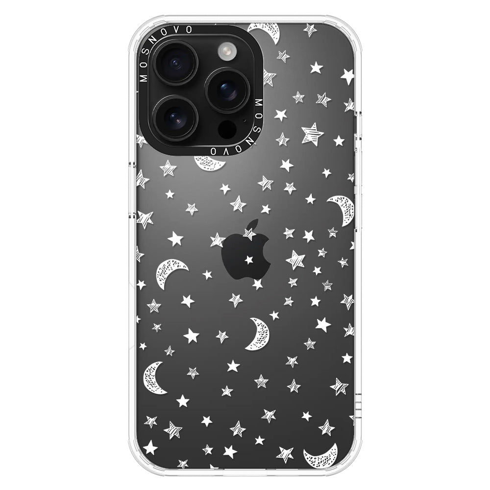 Night Moon Sky Phone Case - iPhone 16 Pro Max Case - MOSNOVO