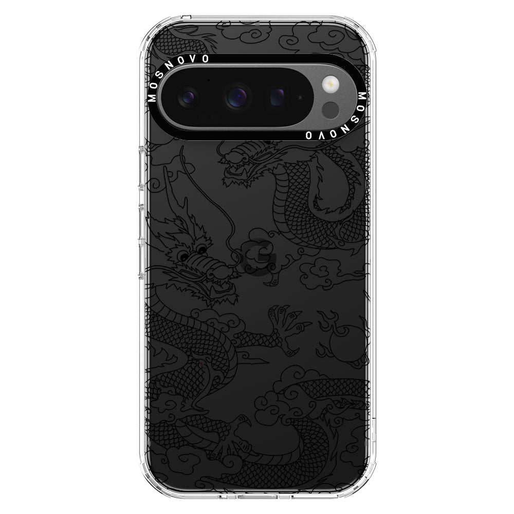 Black Dragon Phone Case - Google Pixel 9 Pro XL Case