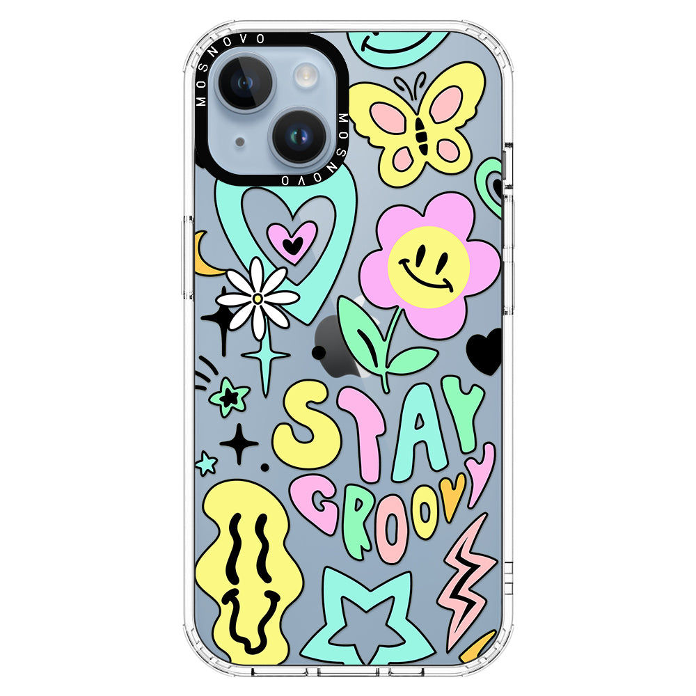 Stay Groovy Phone Case - iPhone 14 Plus Case