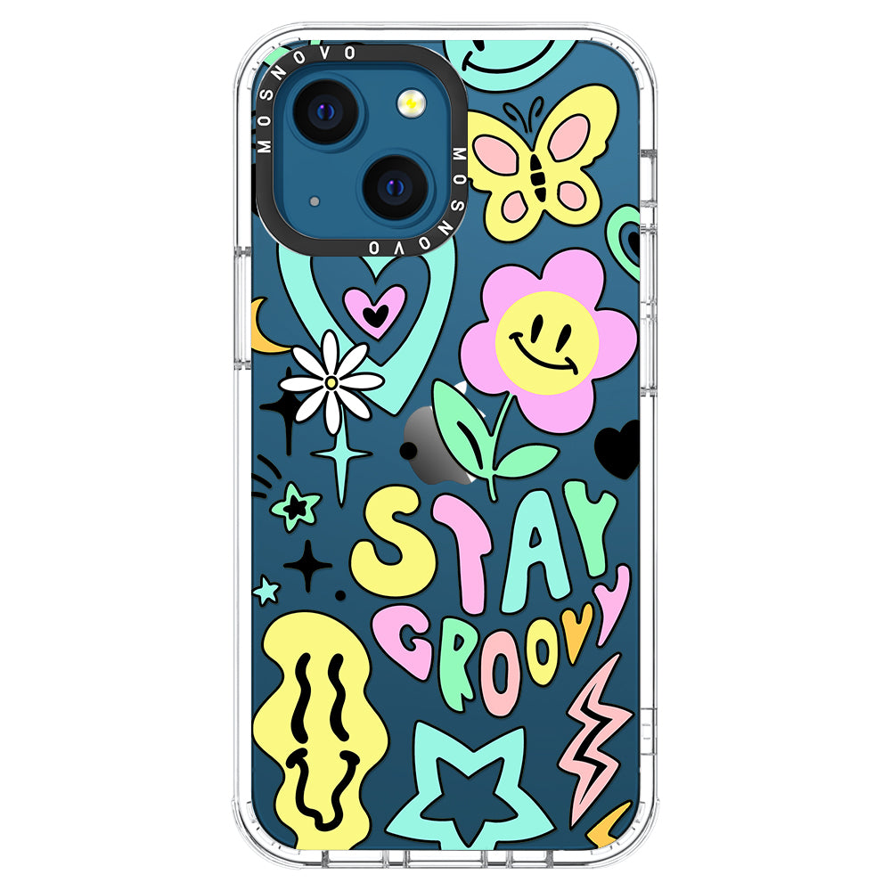 Stay Groovy Phone Case - iPhone 13 Mini Case