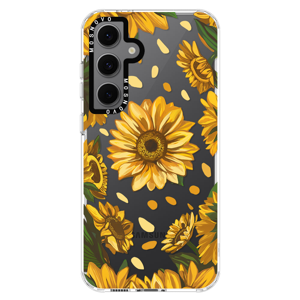 Sunflower Garden Phone Case - Samsung Galaxy S24 FE Case - MOSNOVO