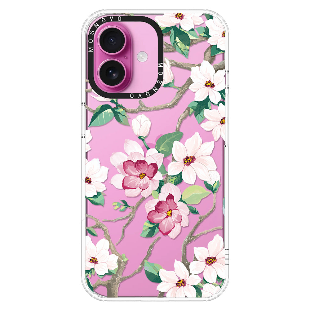 Magnolia Phone Case - iPhone 16 Case - MOSNOVO