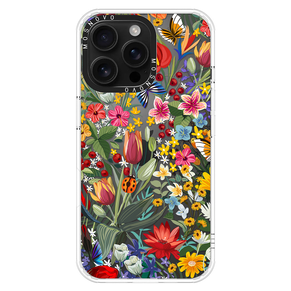 In The Garden Phone Case - iPhone 16 Pro Max Case - MOSNOVO