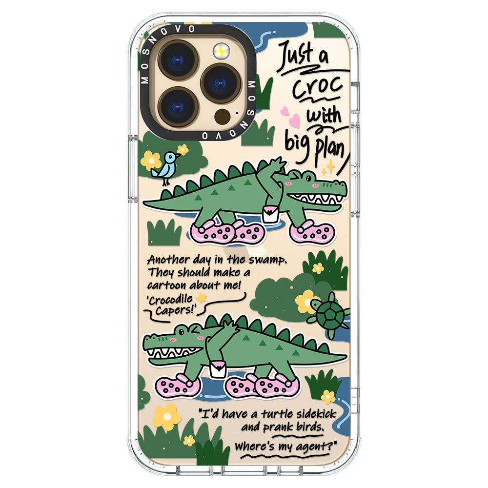 Croc with Big Plan Phone Case - iPhone 13 Pro Max Case