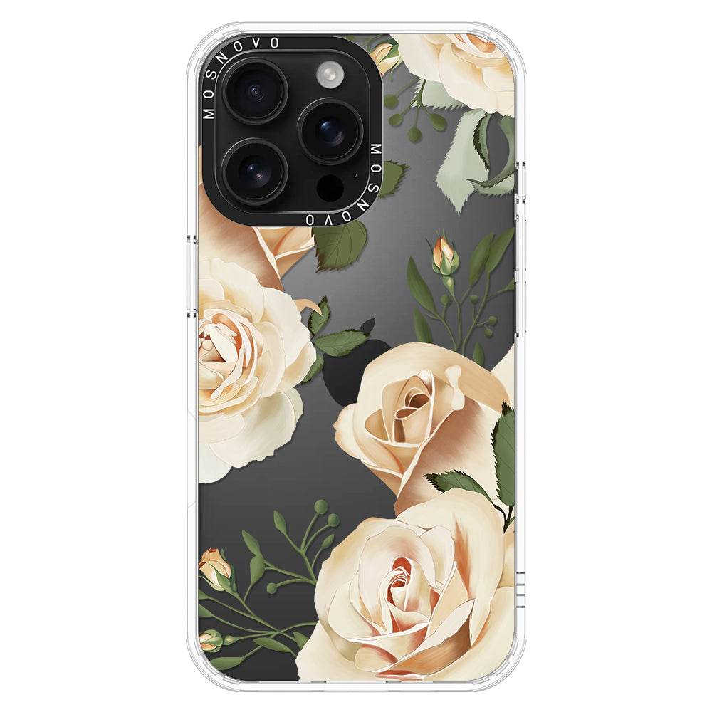 Champagne Roses Phone Case - iPhone 16 Pro Max Case - MOSNOVO