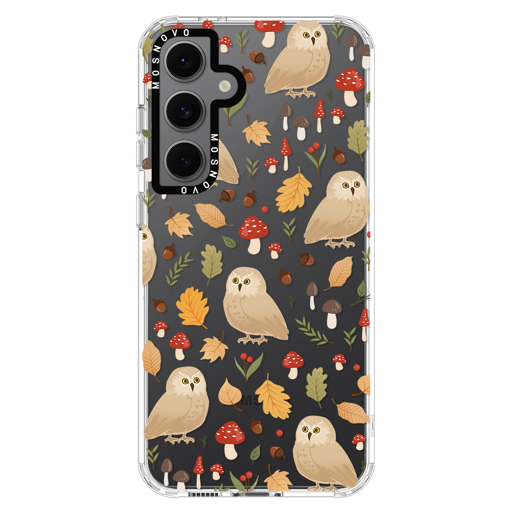 Autumn Owl Phone Case - Samsung Galaxy S24 FE Case - MOSNOVO