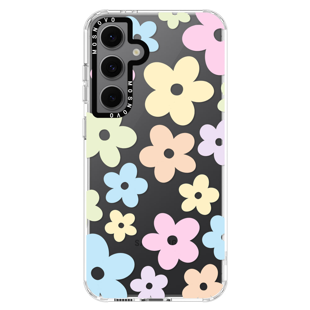 Pastel Flower Phone Case - Samsung Galaxy S24 FE Case - MOSNOVO