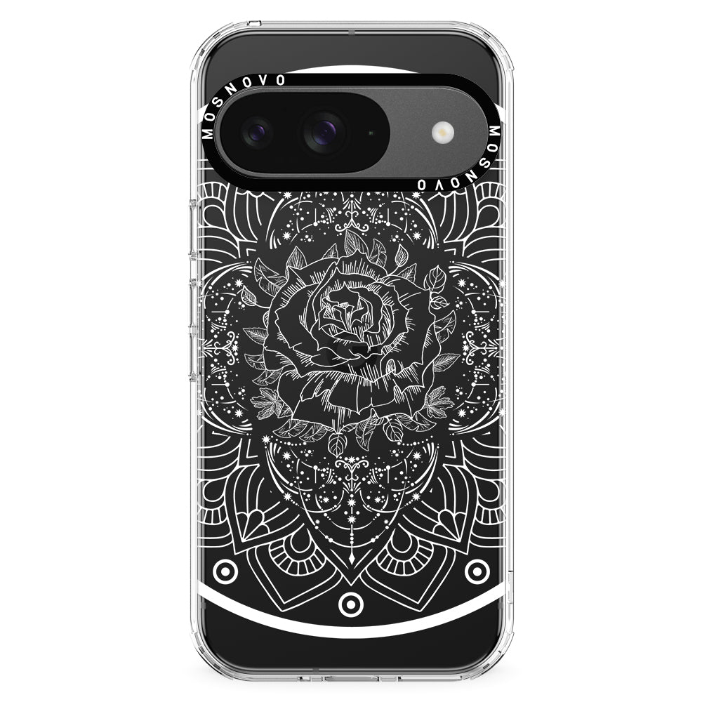 Rose Mandala Phone Case - Google Pixel 9 Case