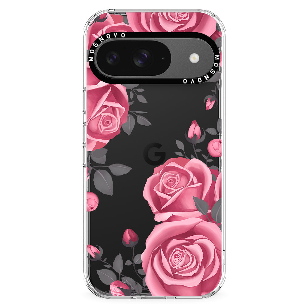 Viva Magenta Flower Phone Case - Google Pixel 9 Case