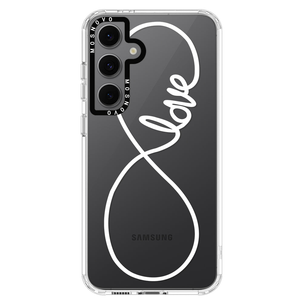 Infinity Love Phone Case - Samsung Galaxy S24 FE Case - MOSNOVO