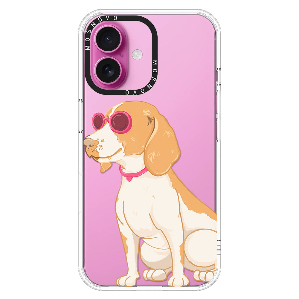 Cute Beagle Phone Case - iPhone 16 Plus Case - MOSNOVO