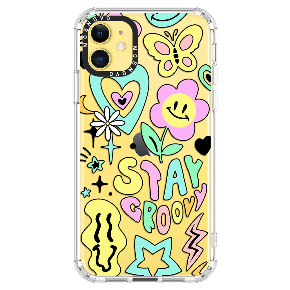 Stay Groovy Phone Case - iPhone 11 Case