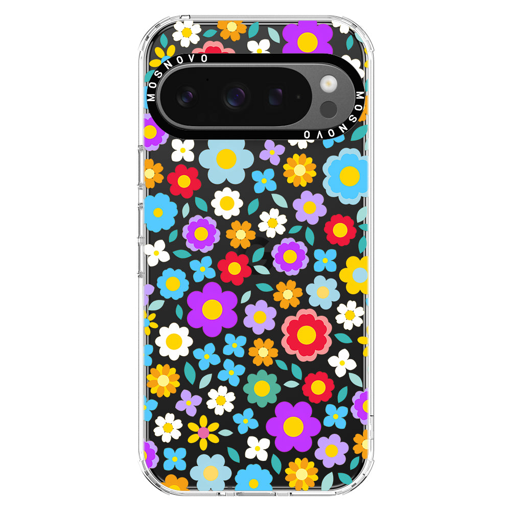 Groovy Floral Phone Case - Google Pixel 9 Pro Case