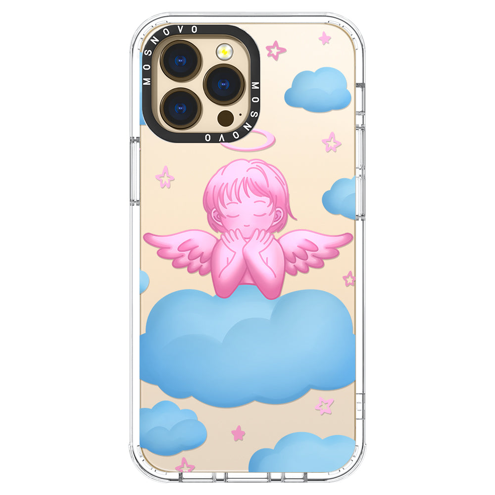 Pink Serenity Angel Phone Case - iPhone 13 Pro Max Case