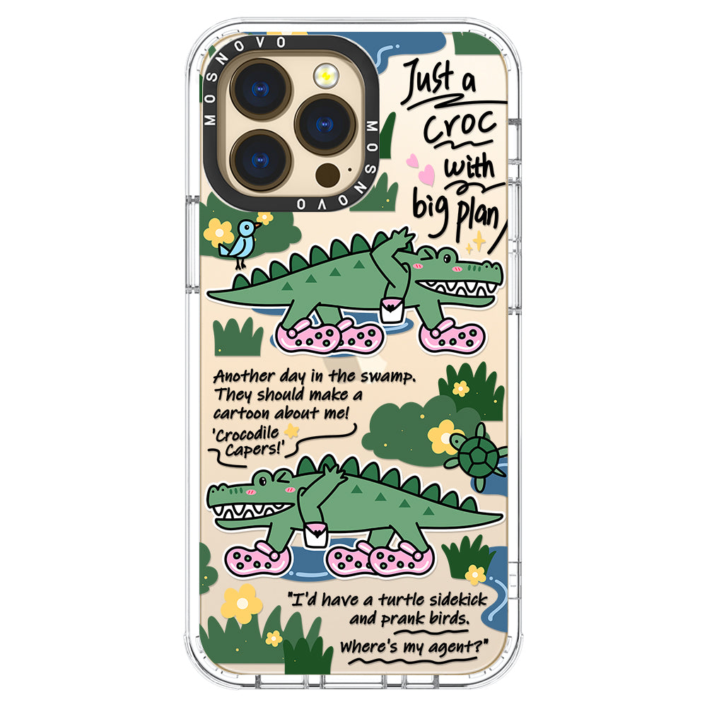 Croc with Big Plan Phone Case - iPhone 13 Pro Case