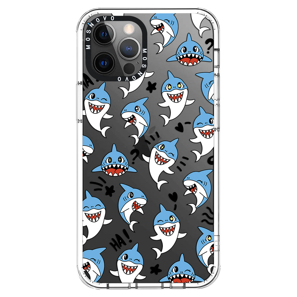 Cute Sharks Phone Case - iPhone 12 Pro Max Case