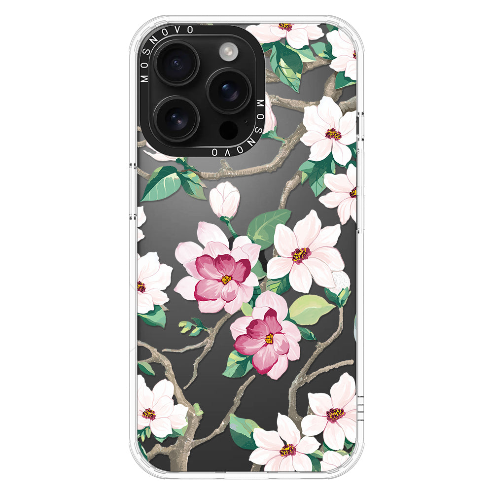 Magnolia Phone Case - iPhone 16 Pro Max Case - MOSNOVO