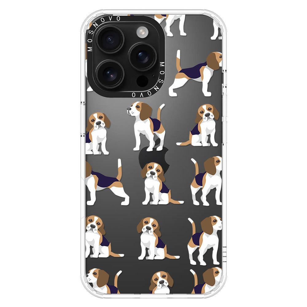 Cute Beagles Phone Case - iPhone 16 Pro Max Case - MOSNOVO