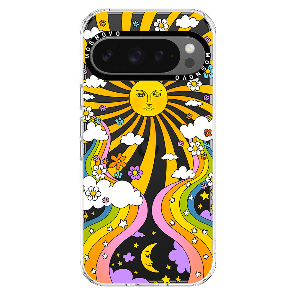 70's Psychedelic Groovy Art Phone Case - Google Pixel 9 Pro Case