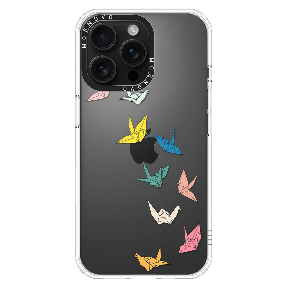 Paper Crane Phone Case - iPhone 16 Pro Max Case - MOSNOVO