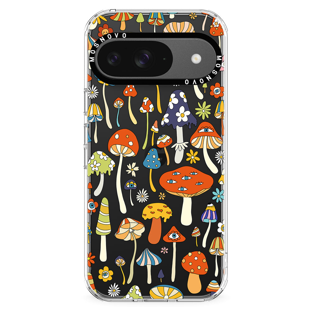 Mushroom Art Phone Case - Google Pixel 9 Case