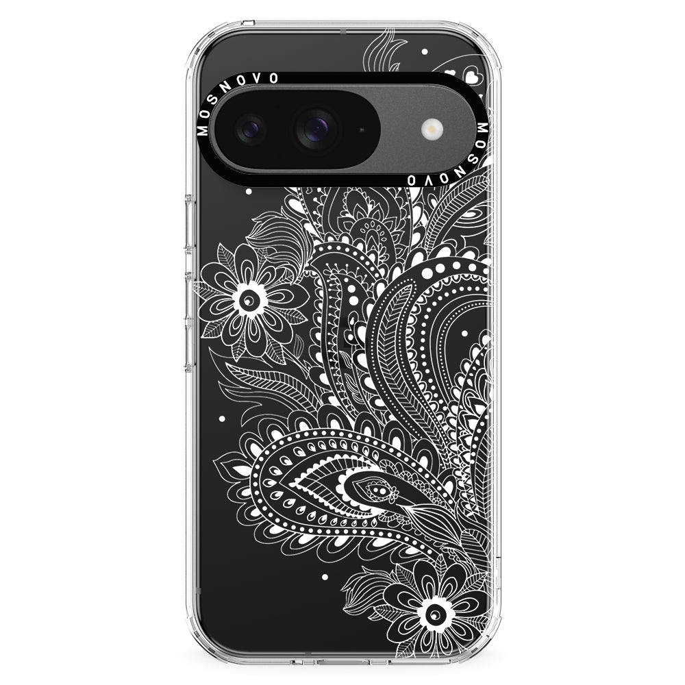 Aesthetic Flower Henna Phone Case - Google Pixel 9 Case