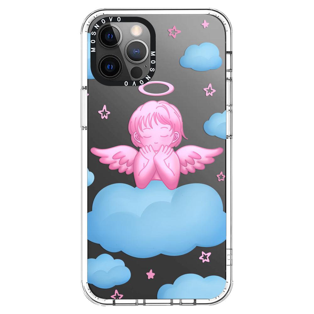 Pink Serenity Angel Phone Case - iPhone 12 Pro Max Case