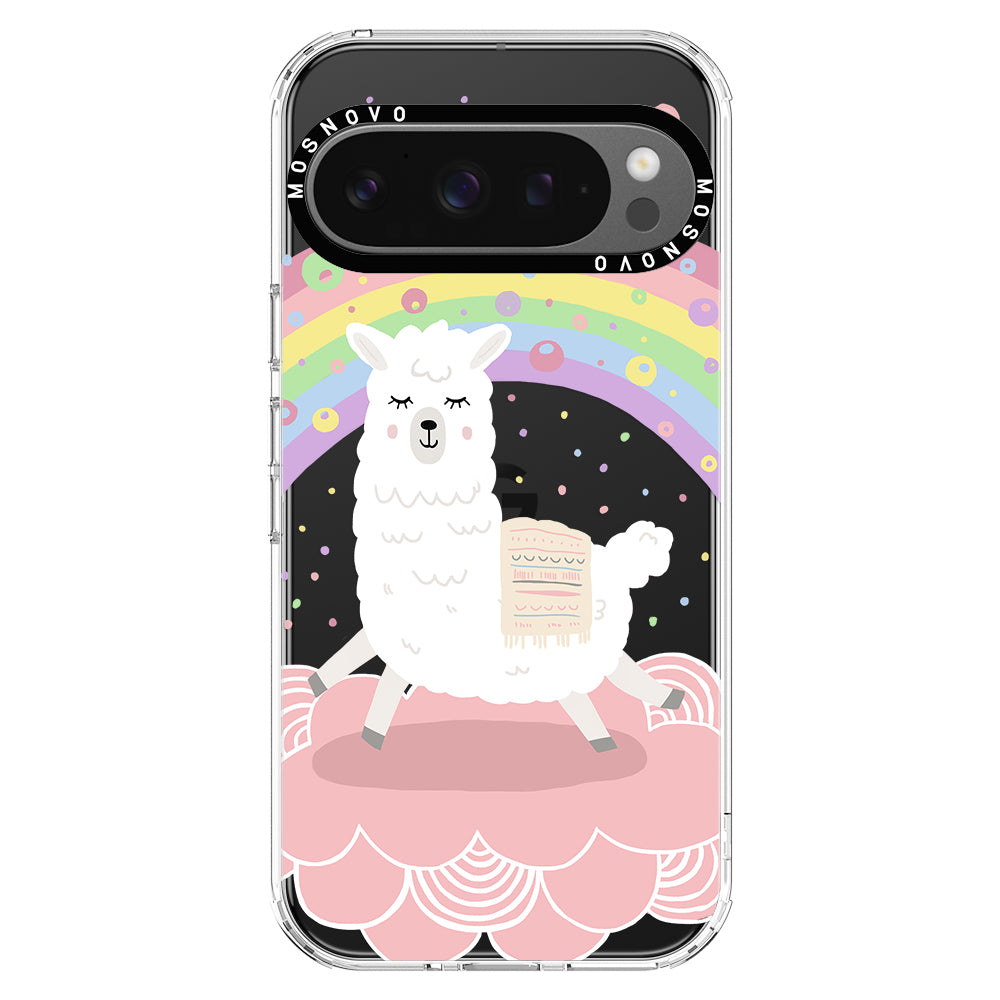 Pastel Rainbow Llama Phone Case - Google Pixel 9 Pro XL Case