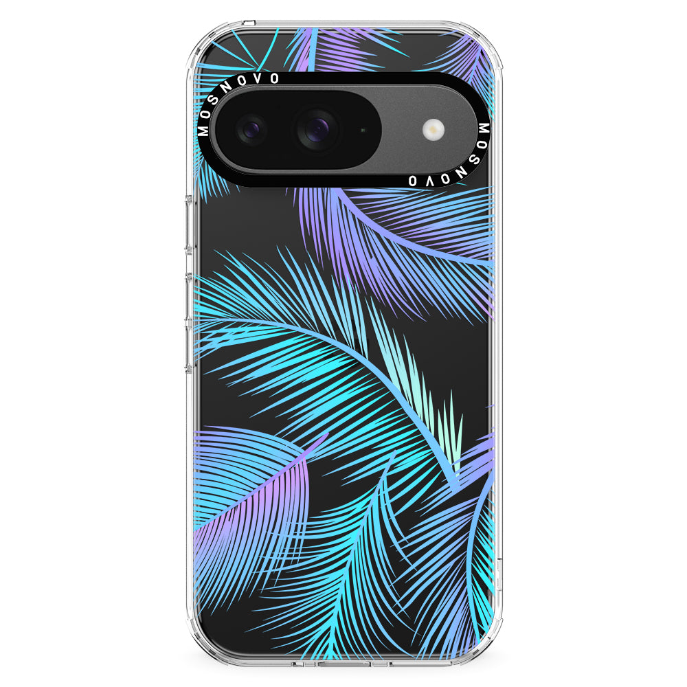 Gradient Tropical Palm Leaf Phone Case - Google Pixel 9 Case