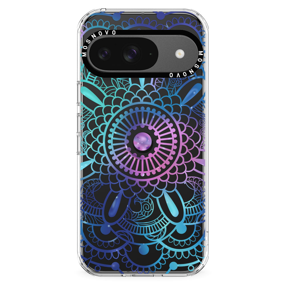 Violet Blue Mandala Phone Case - Google Pixel 9 Case