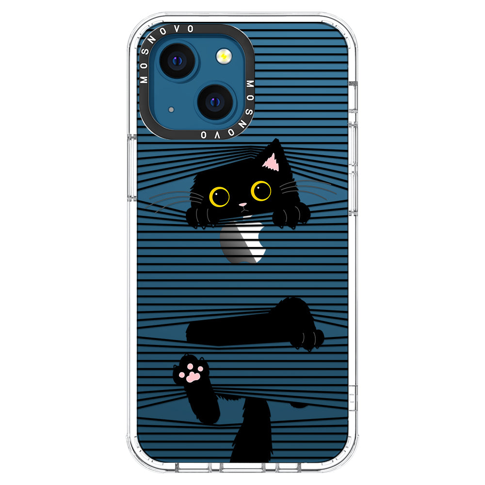 Hidden Black Cat Phone Case - iPhone 13 Case