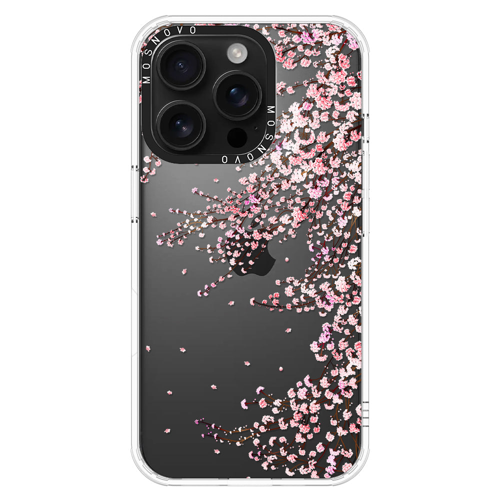 Cherry Blossom Phone Case - iPhone 16 Pro Case - MOSNOVO