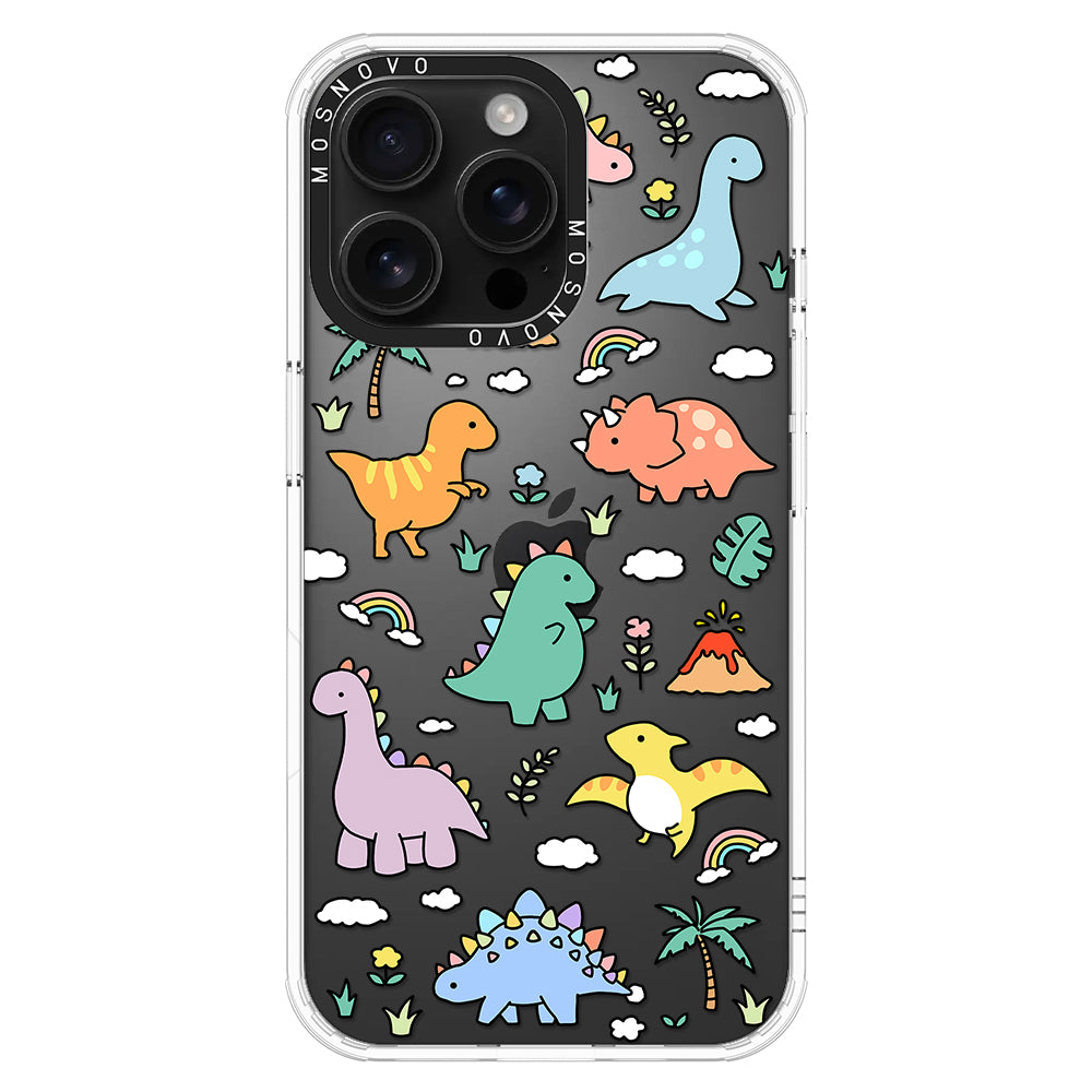 Cute Dinosaur World Phone Case - iPhone 16 Pro Max Case - MOSNOVO