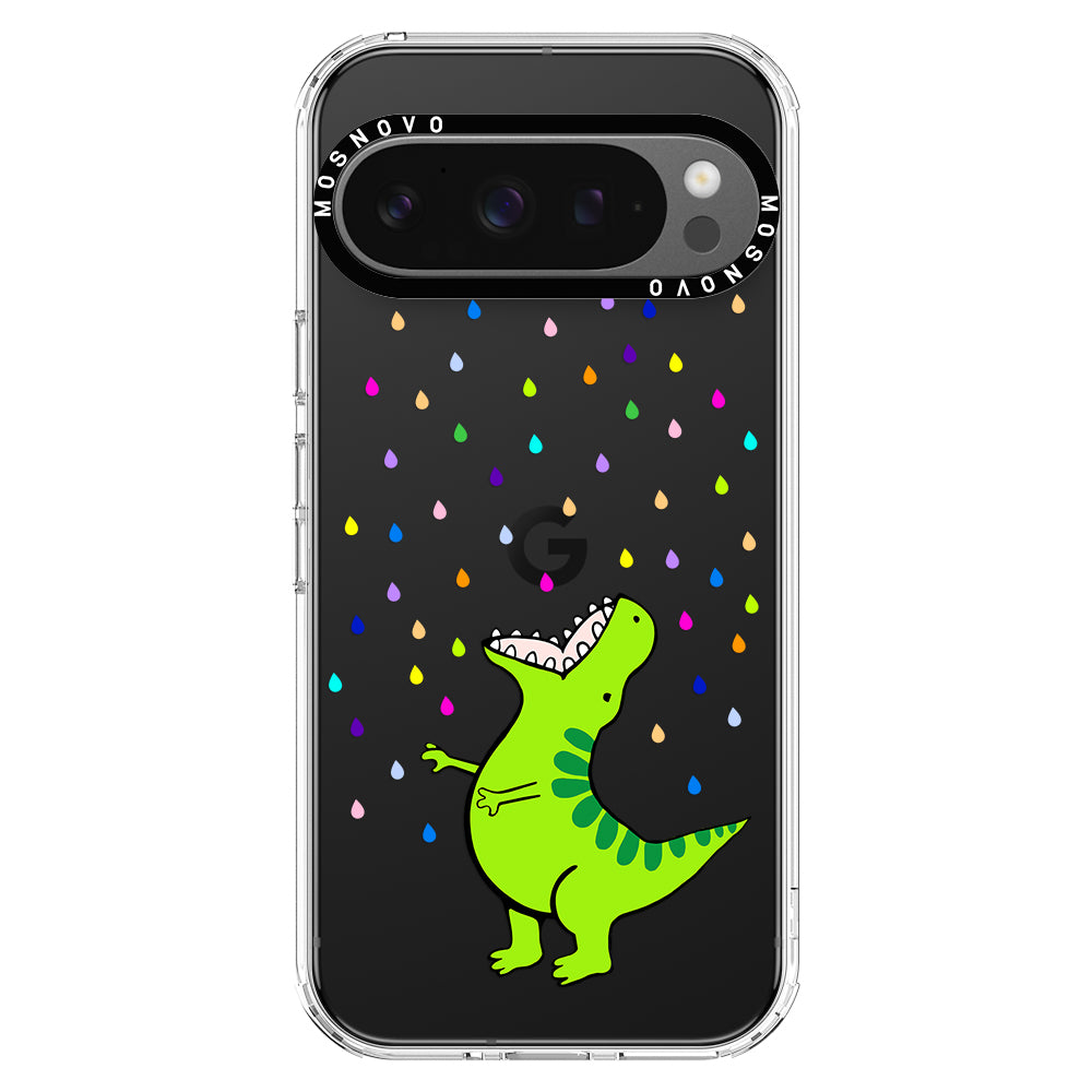 Rainbow Dinosaur Phone Case - Google Pixel 9 Pro XL Case