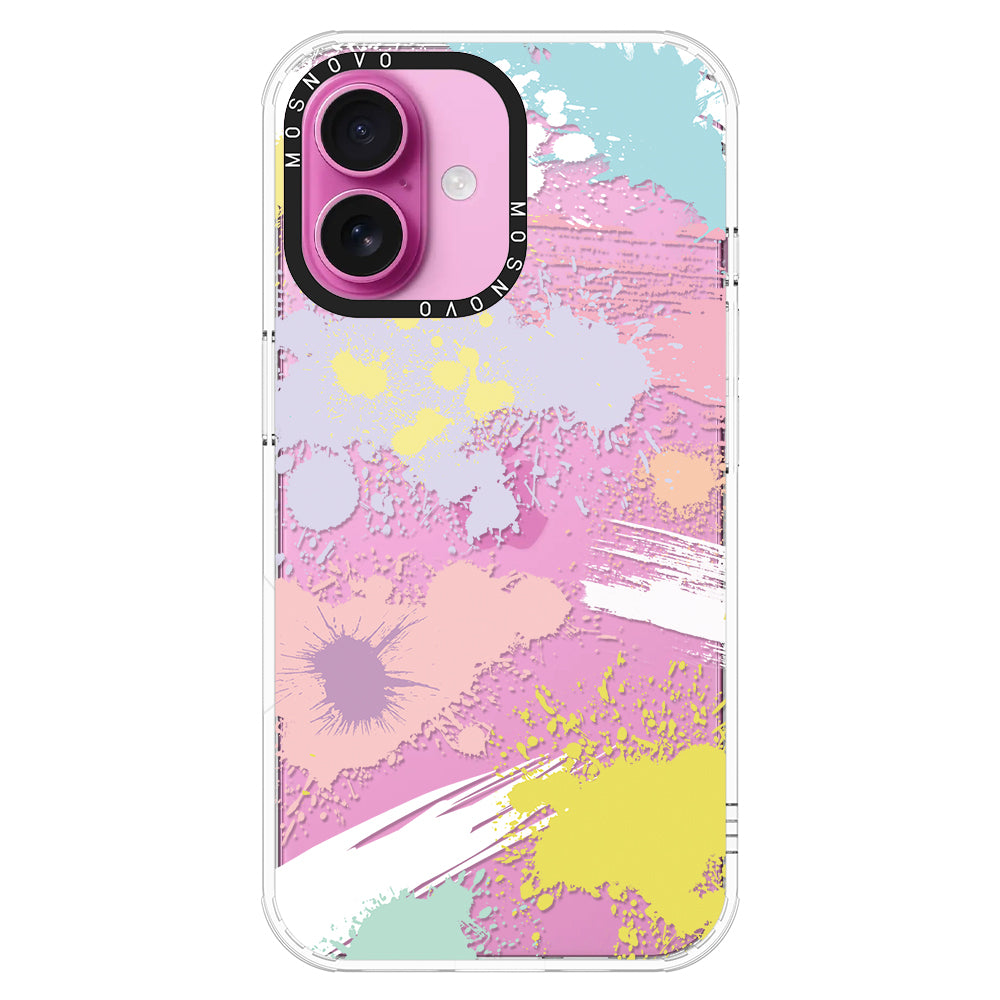 Splash Paint Phone Case - iPhone 16 Plus Case - MOSNOVO