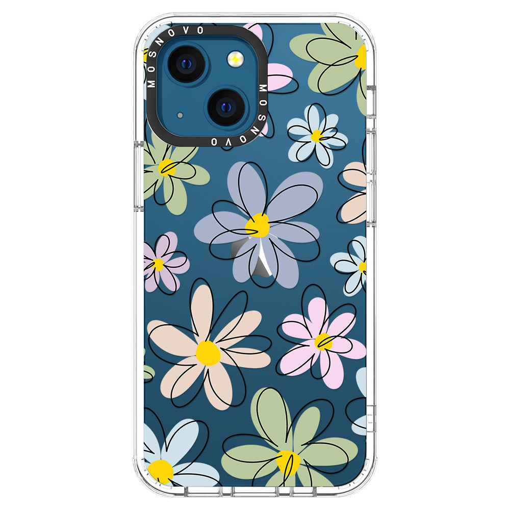 Linear Blooms Phone Case - iPhone 13 Case