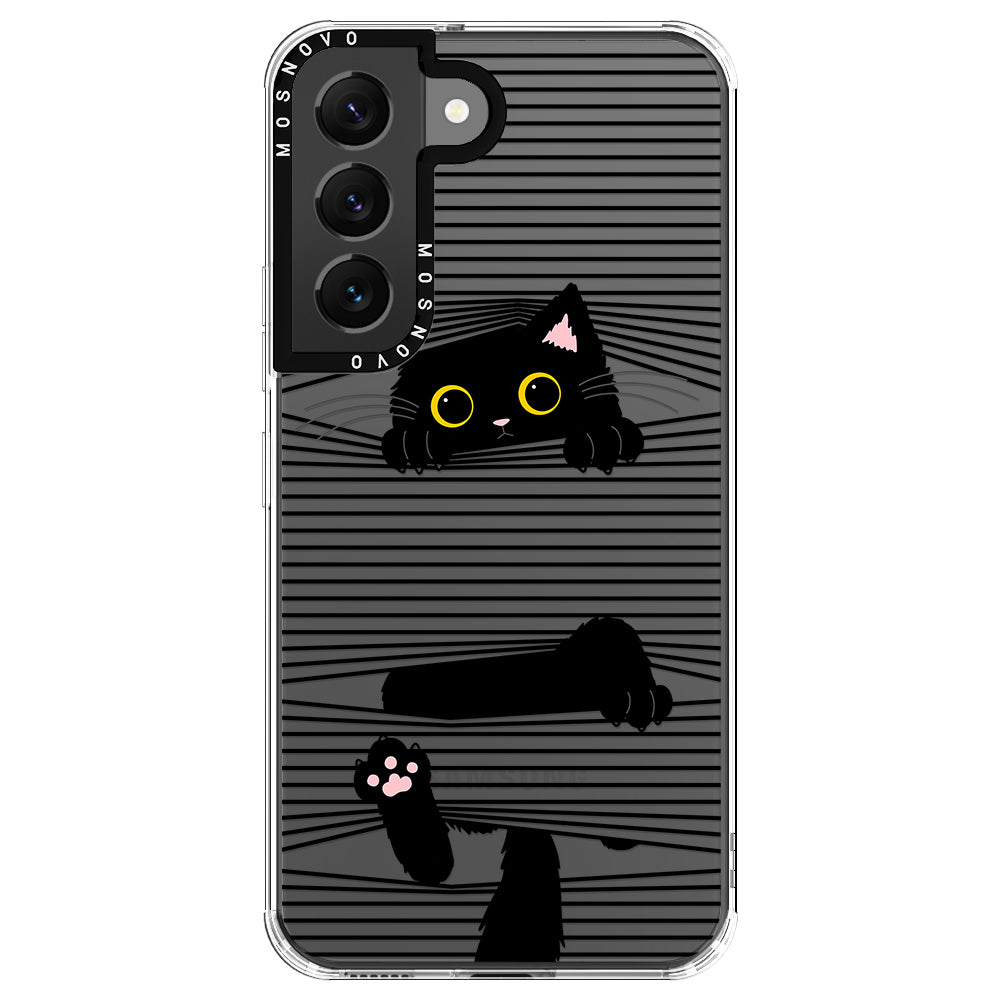 Hidden Black Cat Phone Case - Samsung Galaxy S22 Plus Case