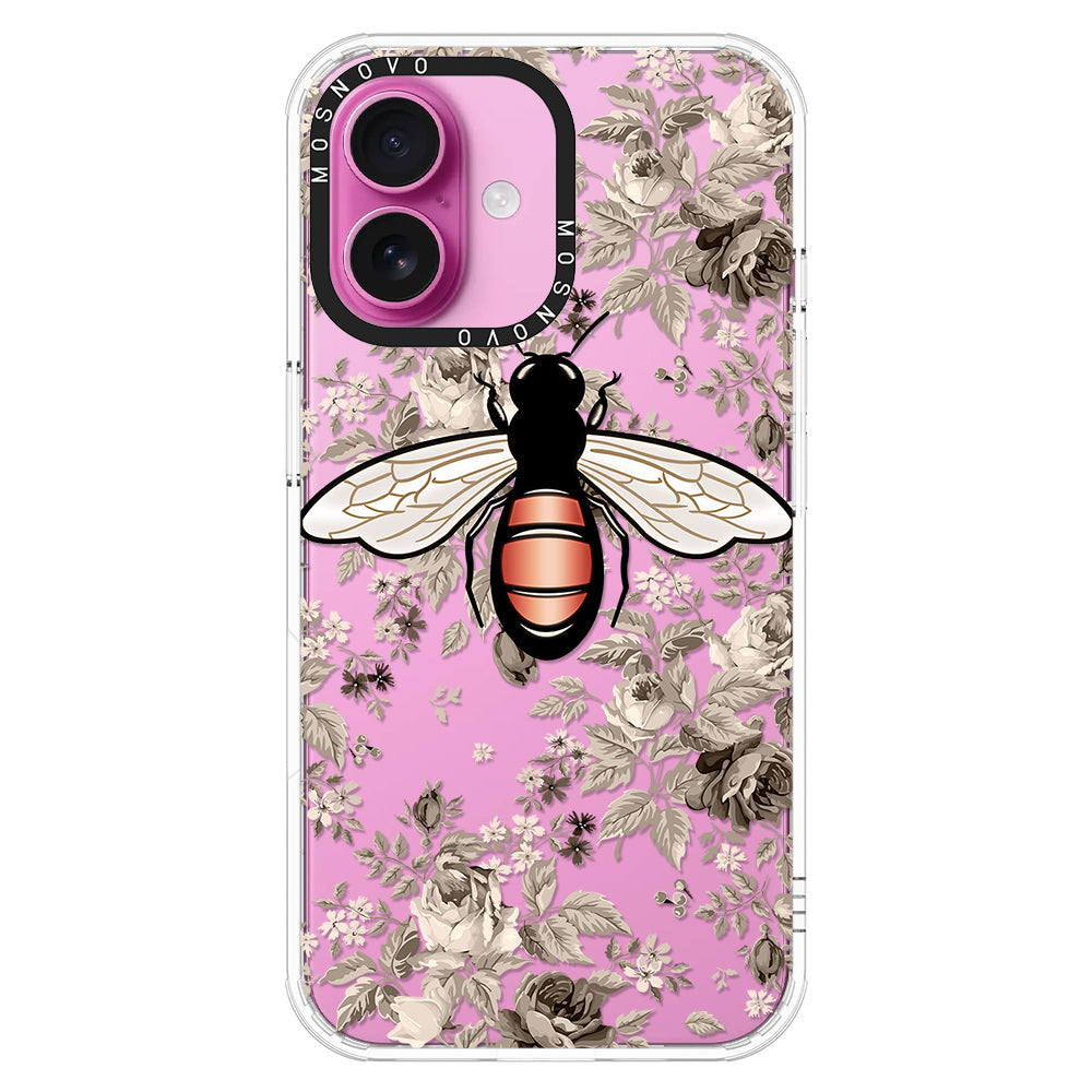 Vintage Bee Phone Case - iPhone 16 Plus Case - MOSNOVO