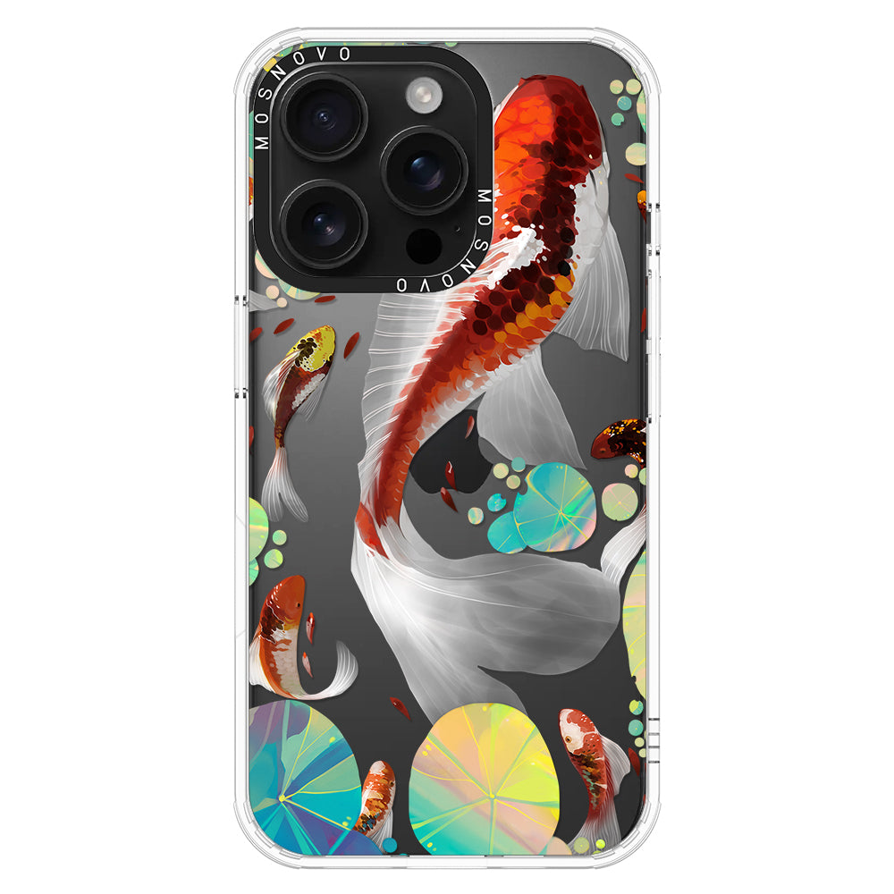 Koi Art Phone Case - iPhone 16 Pro Case - MOSNOVO