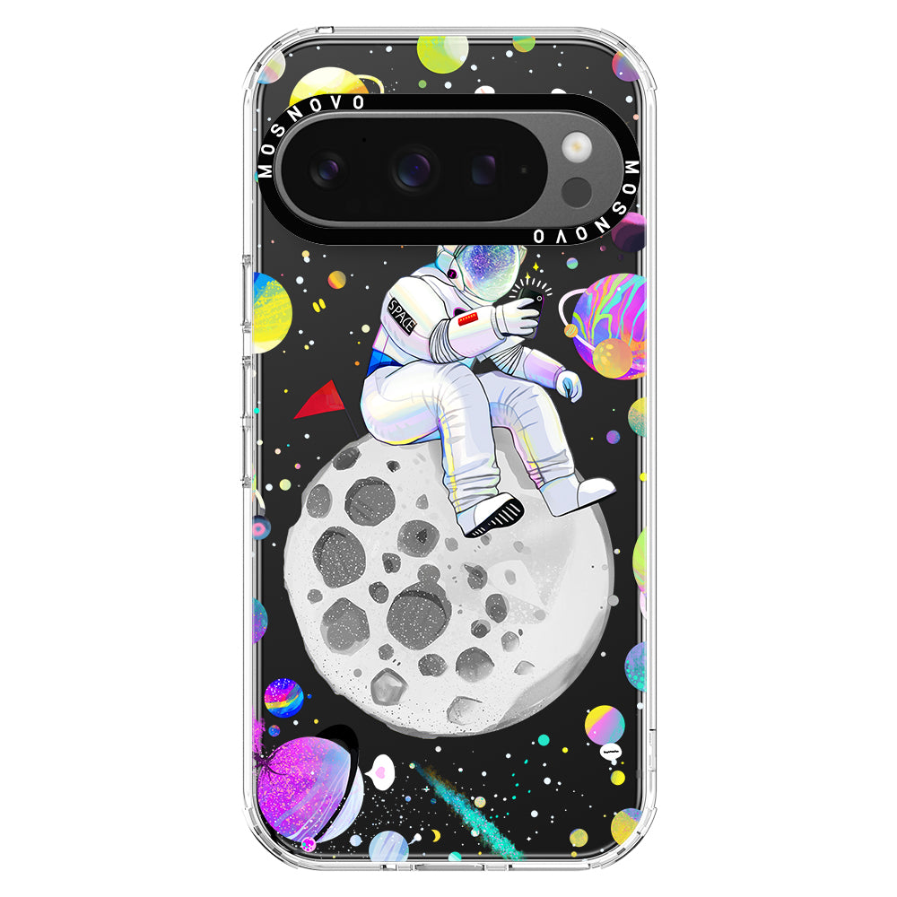 Astronaut Selfie Phone Case - Google Pixel 9 Pro Case