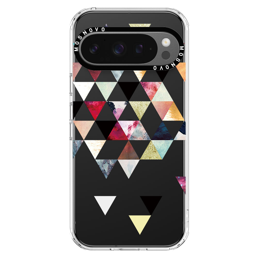 Triangles Stone Marble Phone Case - Google Pixel 9 Pro Case